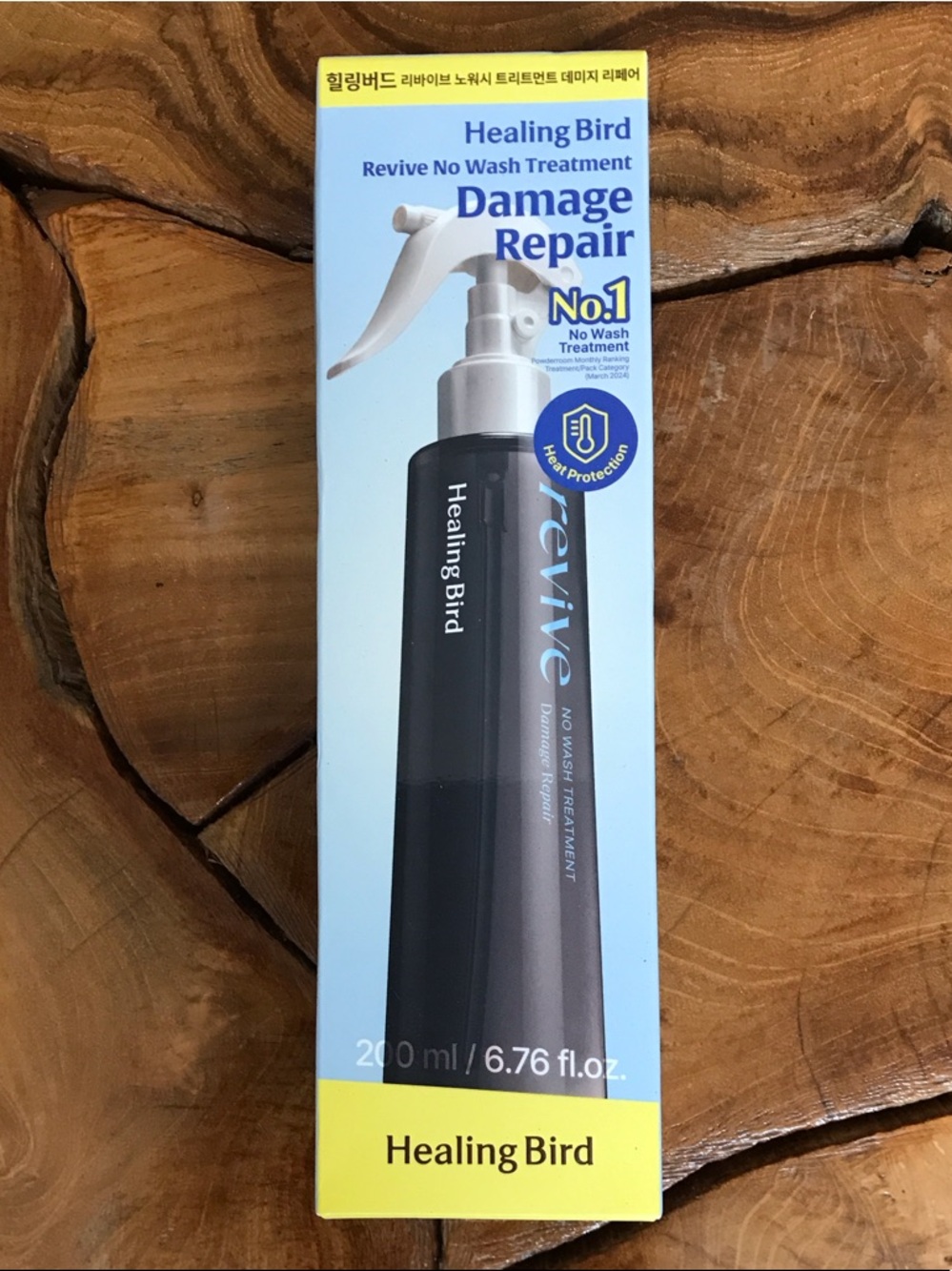 Revive No-Wash Damage Repair Heat Protectant — Black